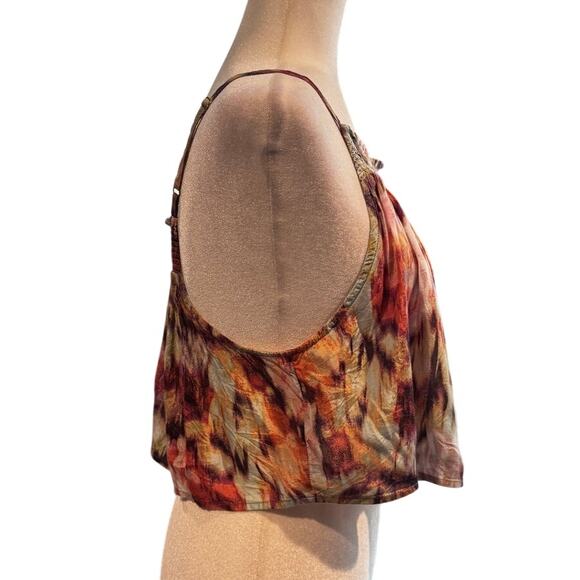 Out From Under for Urban Outfitters Boho Smocked Cami Tank Top Size L - Picture 4 of 8